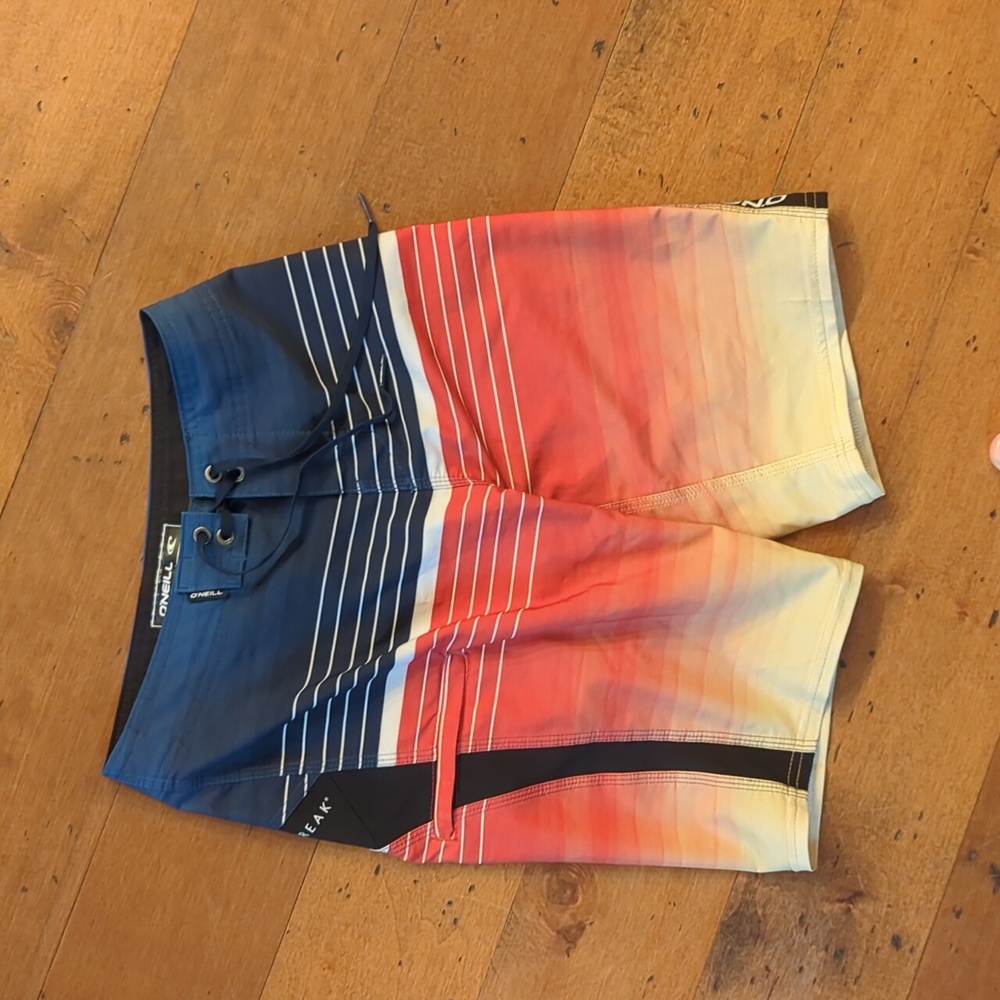 A pair of O'Neill size 24 board shorts